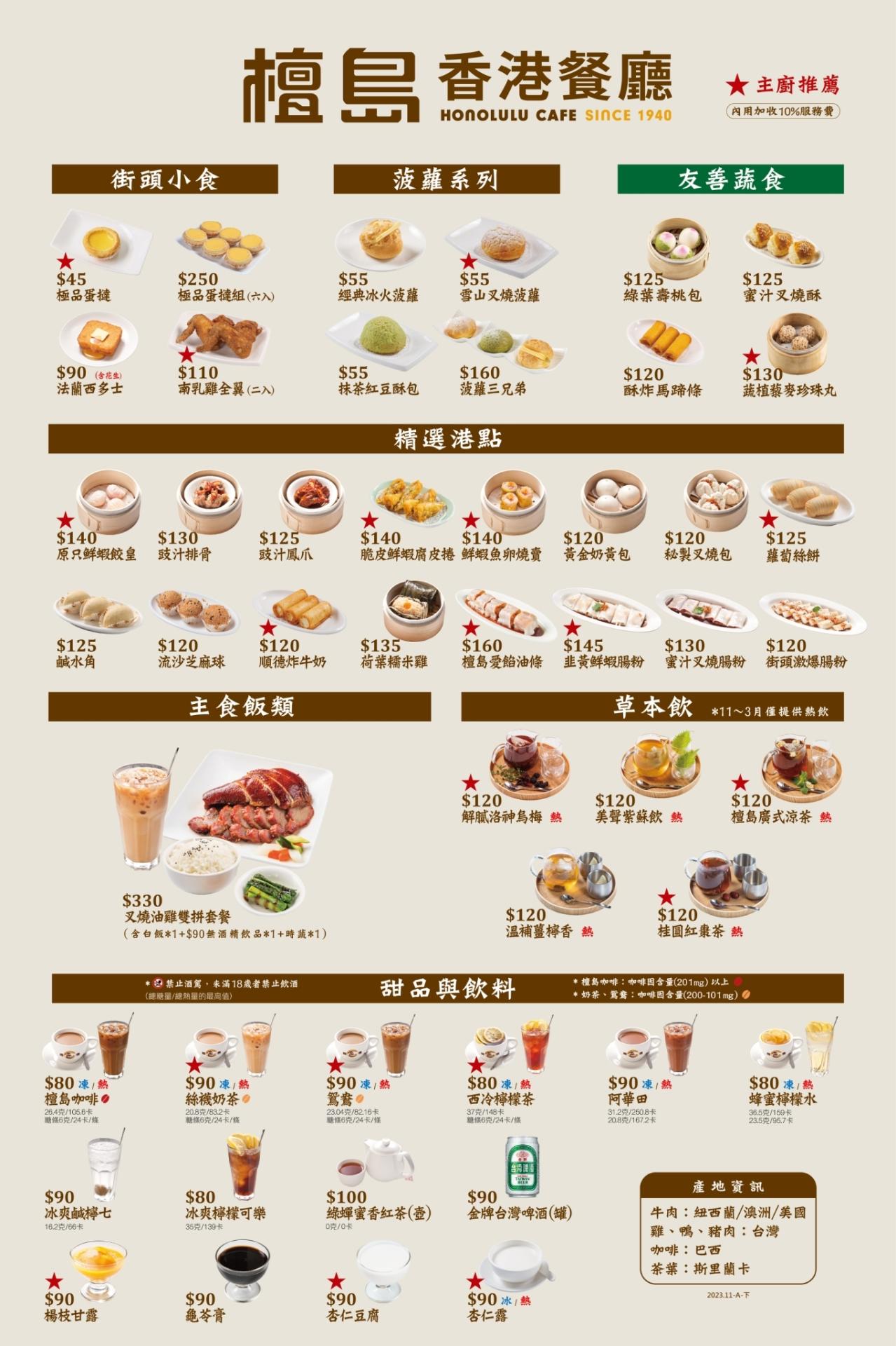 菜單